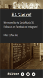 Mobile Screenshot of filtercoffeelab.com